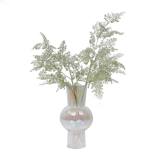 Fantasiefarbe transparent leichte Luxusglas Vase Ornamente Modell Zimmer Wohnzimmer Couchtisch Esstisch Esstisch Blume Arrangement Dekoration 3886 Blumenvase