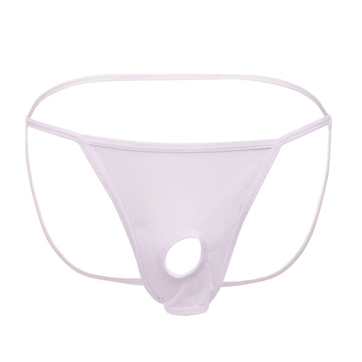 Passion 2024 New Sexy Underwear Sexy Temptation Sexy Men Showing Buttocks Transparent JJ Showing PP Transparent T-Pants Open T-Pants Sexy Underwear Black Stretch One Size Fits