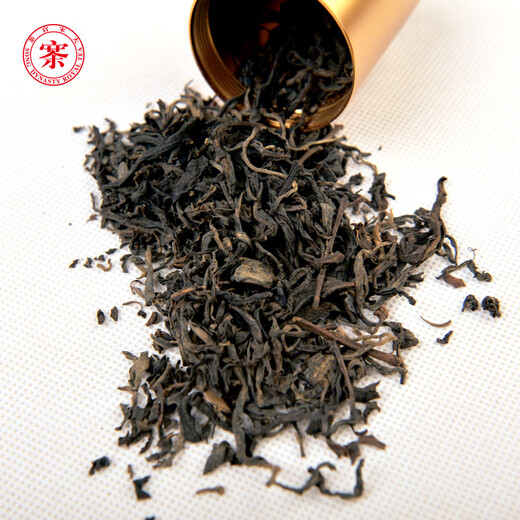 Da Song Guan Tea Henan specialty Kaifeng time-honored Jinhua Pu'er Fu tea Fenming small canned tea black tea loose tea Fenming gift box Fenming small canned 8g*8 can gift box