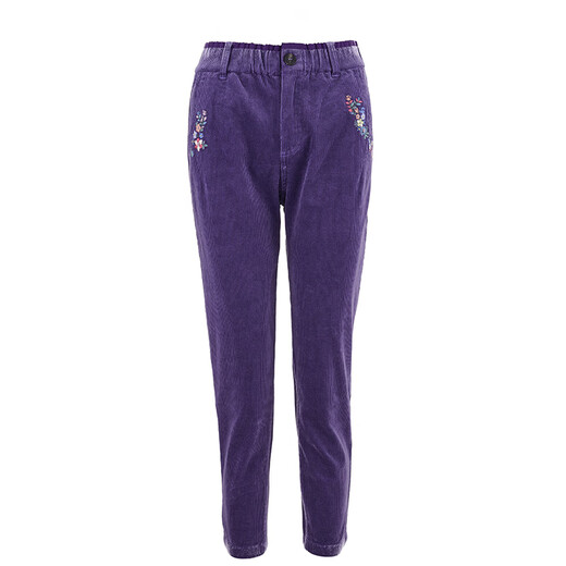 Pantalones de pesca y pesca para mujeres NUEVO DE AUTORN e invierno Corao de algodón de algodón puro de algodón puro pantalones casuales fggd6223 gris morado xl