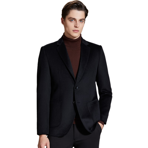 Antonio wool + cashmere business yarn-dyed plaid woolen suit commuter style men's business casual suit jacket