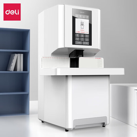 Machine de liaison de bon de charcuterie Financière Financière entièrement automatique Automatique Intelligent Office Comptabilité Fichier de comptabilité Hot Lutte Riveting Pipe Linding 3884S Écran tactile LCD entièrement automatique 60 mm Standard + 1 Couteau de forage de rechange