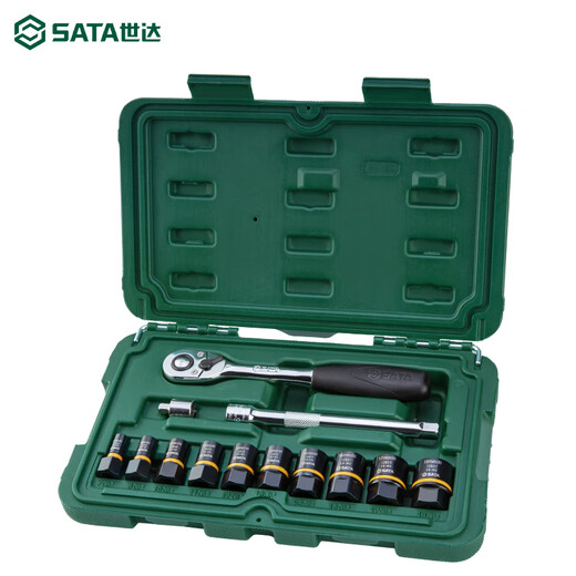 SATA 23-piece slip bolt removal socket set 09137 09137 (13-piece slip bolt removal socket