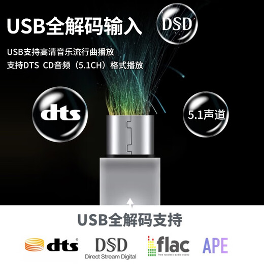 先科（SAST）G-100 功放机 家庭影院5.1声道AV功放机 高保真无线蓝牙家用卡拉ok功放