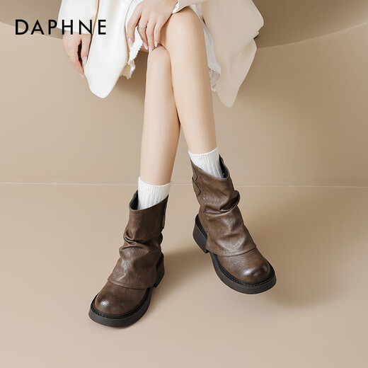 Daphne Maillard Brown Xinjiang Boots Women's Short Boots 2025 New Grassland Desert Outfit Summer Martin Boots