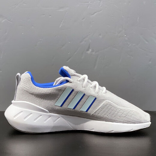 Adidas Clover Women's Shoes 2025 Summer New Retro Sports Shoes Lightweight Shoes Shoes Shoes Absorbing Mesh Breathable Casual Running Shoes GX9203 Gray Blue 37 (230mm)