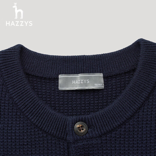 HAZZYS Herren Herbst Herren Weste Tägliches Pendeln Vielseitige Wollweste Herren ABYZD0ACX48