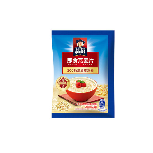 桂格（QUAKER）即食燕麦片1478g*1袋装早餐冲饮营养谷物代餐原味麦片 1478g*1袋