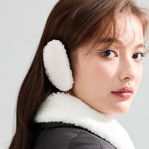 Warm earmuffs for men and women in winter cycling to prevent cold and freezing, ear warmers, ear protection artifacts, German velvet earmuffs, Japanese style - black 4202, one pair, one size fits all