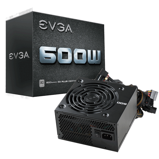 Evga power supply brand new EVGA Aiweike 500W 600W 700W desktop high power computer pc 600W white brand