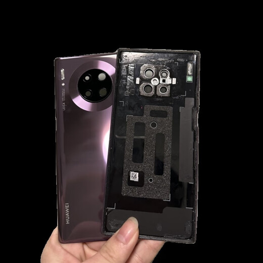 X is suitable for Huawei mate30Pro back cover original disassembly mate30Pro glass back case battery cover original mate30Pro bright black 85 new original