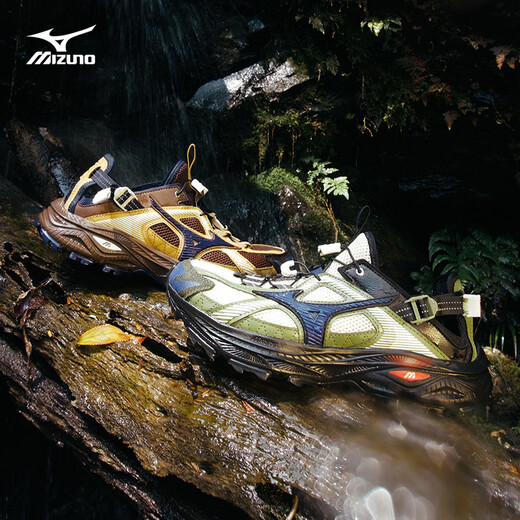 
Mizuno (MIZUNO) outdoor cross-country ridge shoes West Lake Running Mountain Race breathable sandals RACER TRAIL SE one-foot casual shoes 01/bee white/dark olive green/black 42 (270mm)