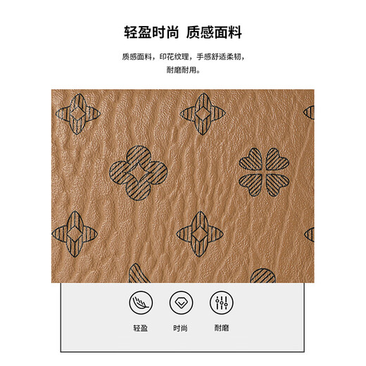 稻草人卡包女士零钱包拉链新款女款可爱学生小巧钱夹时尚百搭老花10卡位