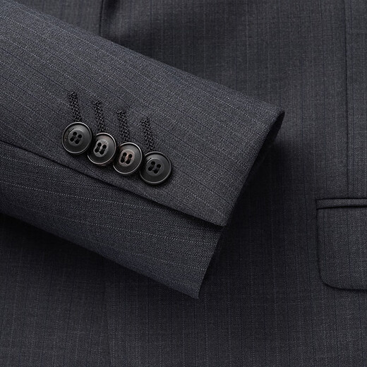 Qipai wool-containing suit men's professional formal wear spring and autumn groom's suit two-piece suit