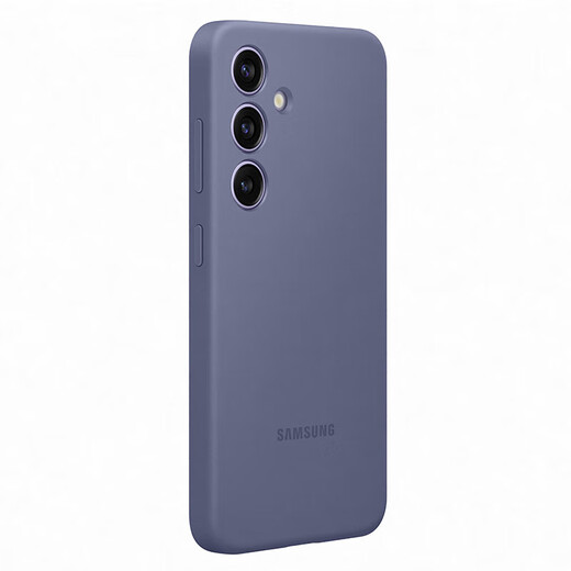 三星（SAMSUNG）Galaxy S24+手机壳原装硅胶保护壳手机套后壳 紫色