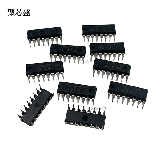 CD4017BE 40 series CD4001/66/82/106/4051/52/69/21/50 chip IC CD4078BE package DIP14 (5 pieces)
