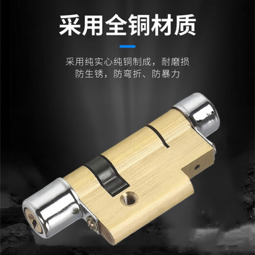 替换保德安锁芯盼盼春天防盗门锁芯全铜家用11型13型入户门 11型 11型型号B1098=36+62