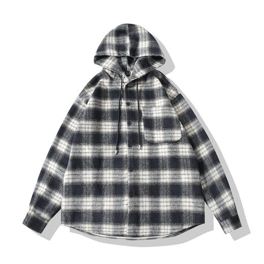 Shelley Jones black drapey long-sleeved shirt for men in spring and autumn unisex style layering inner shirt workplace casual jacket black XL recommended 125-140 Jin Jin equals 0.5 kg