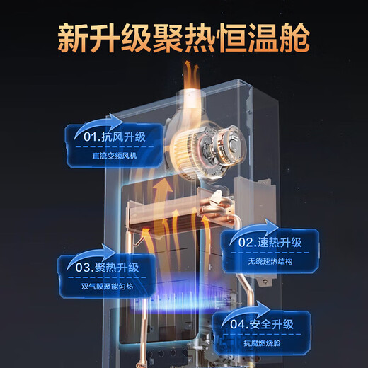 Haier (Haier) Consult customer service to receive subsidies. Gas water heater natural gas 13 liters is better than 12 liters. Water and gas dual-modulation frequency conversion constant temperature forced exhaust energy-saving MODEL 13L one kitchen and one bathroom