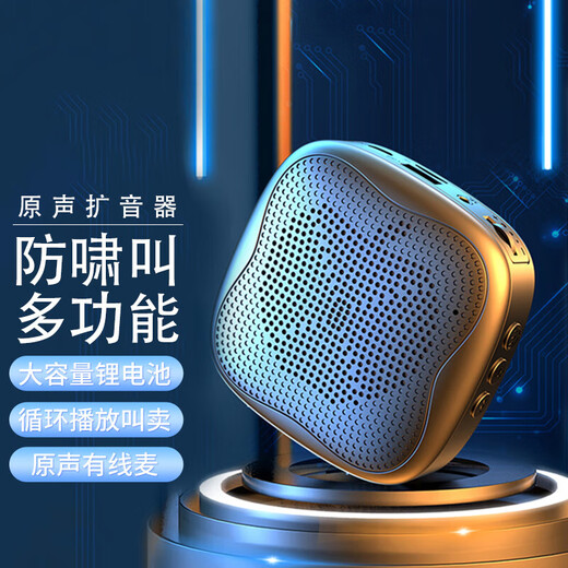 Yalanz Bee Amplifier Teacher's Special Bluetooth Speaker Audio Small Speaker TF Card U Disk Recording Microphone High Volume Outdoor Tour Guide Portable Megaphone H1 Black Super Large Volume + Card U Disk + Recording + Bluetooth
