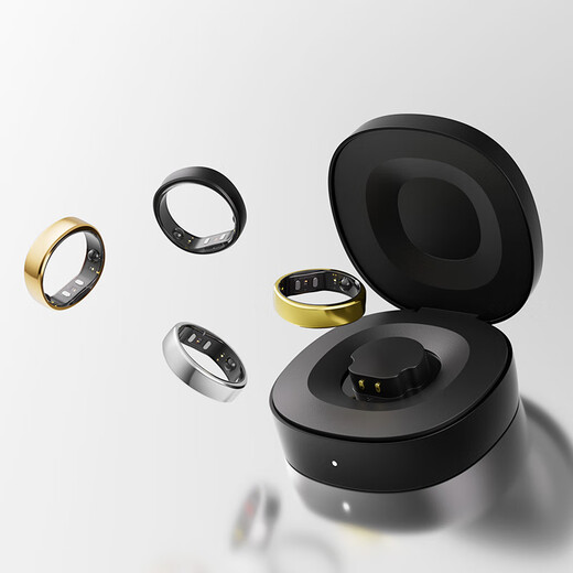 Ringconn Gen 2 Smart Ring Sport Herzfrequenz Blut Sauerstoff Gesunde Schlaf Atemüberwachung wasserdichtes Ring Frosted Schwarz Nr. 11