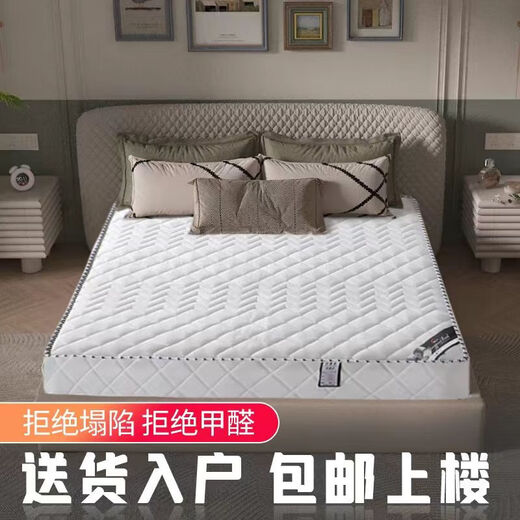 初宿弹簧床垫20cm厚1.8米经济型双人偏硬1.5m床软硬两用椰棕垫席梦思 精钢整体弹簧20CM 1350mm*2000mm