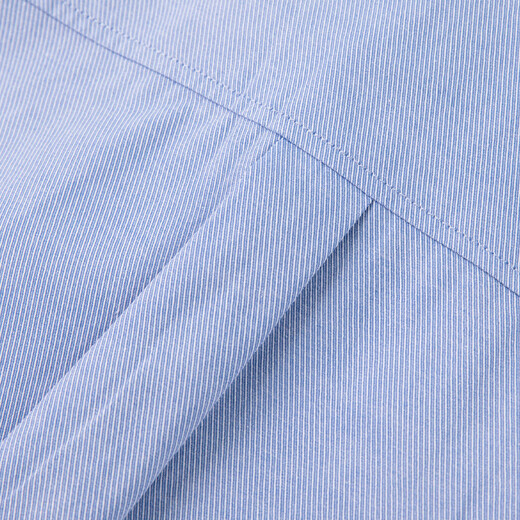 HAZZYS brand children's clothing boys' shirt spring new classic lapel simple handsome fashion casual long-sleeved shirt ice crystal blue 130cm