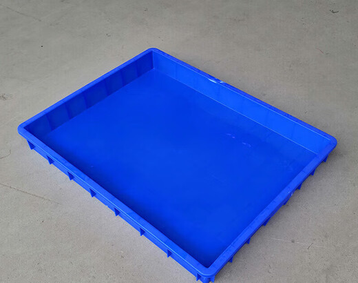 
Extra large plastic tray thickened large square tray shallow disk rectangular turnover box storage box children's sand tray plastic basin No. 7 white basin 695*430*200 mm