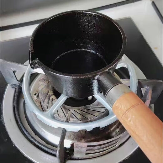 Gas stove bracket small pot rack 4 claws 5 claws universal stove rack wok milk pot auxiliary rack gas stove accessories white milk pot bracket ordinary style 1 pack
