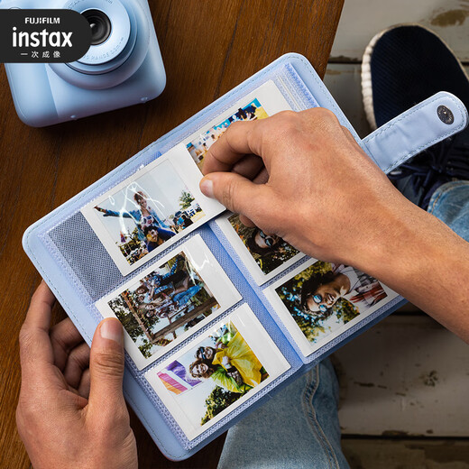 Fuji (FUJIFILM) instax mini instant camera special 3-inch instant photo paper suitable for mini7+/7c/7s/11/40/90/99/evo/12/41/25/70 and other models 20 pieces of white edge photo paper + stickers*2+random photo album*3