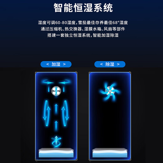 WINDELN Wendel Wendel cigar cabinet compressor constant temperature and humidity cedar wood WIFI ammonia removal household mini humidifier integrated cabinet compressor constant temperature and humidity wifi-70L