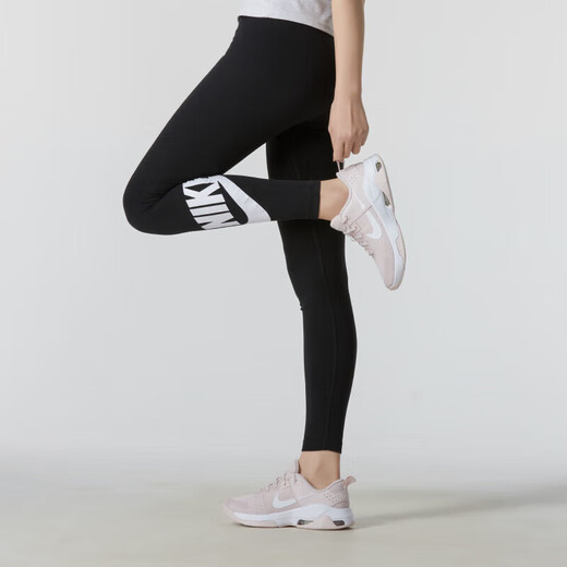 NIKE Nike Pilates women's fitness yoga pants 2024 summer new skin-friendly lightweight comfortable leggings shark pants DV7792-010 M