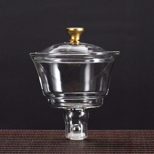 Tao Yao 2024 New Glass Dragon Tea Set Home Fully Automatic Teapot Magnetic Water Discharge Office Lazy Tea Maker God (Jinlong) Tea Maker Single Cover Bowl 1