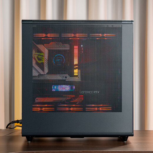 Patriot Fuyao Thousand Miles Computergehäuse, Desktop-ATX, großes Gehäuse, 360 wassergekühltes E-Sports-Gaming-Desktop-Host-Gehäuse, schwarzes Mesh + Aurora ARGB-Lüfter (7 positive und 3 umgekehrte)