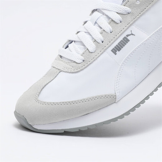 彪马（PUMA）【复古跑鞋】轻便薄底T头鞋男女运动休闲鞋R78 392901 白-灰色-烟灰色-14 42