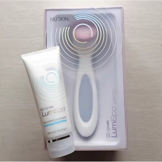 Nuskin Nuskin Lumispa Instrument de nettoyage du visage Lumi de première génération Nouvelle machine de nettoyage de beauté électrique Tête de base Gel nettoyant pour le visage Lumi de fabrication américaine (colle mélangée moyennement sèche)