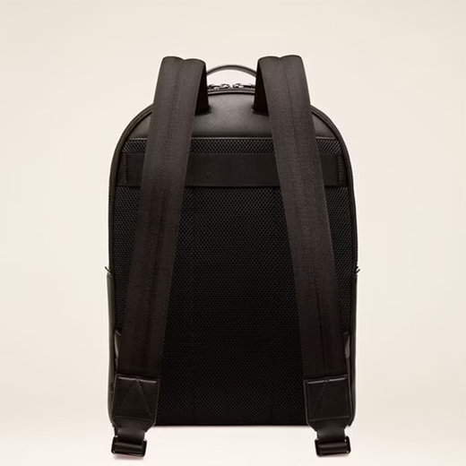 BALLY men's bag cow leather handbag backpack striped 6238746 black and white striped New Year's Valentine's Day gift