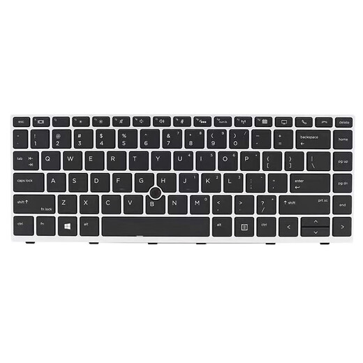 Jingqunya is suitable for HP EliteBook 745 G5 840 G5 G6 846 G5 notebook keyboard replacement accessories brand new black frame no backlight no mouse stick official standard