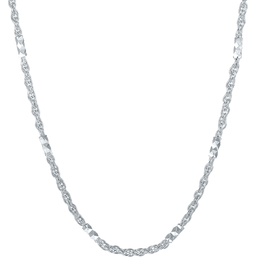 Saturday Fu simple PT950 platinum necklace for women PT053533 about 4.18g 45cm birthday gift