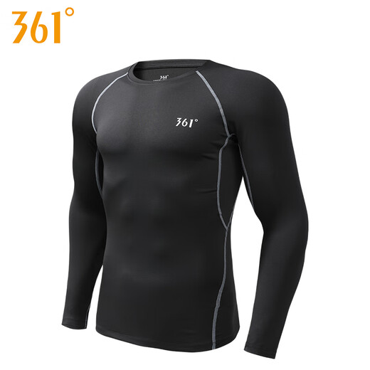 361 tights men's sports and fitness quick-drying clothing training running high-elastic sports sweat-wicking tops underwear base elite long-sleeved XL