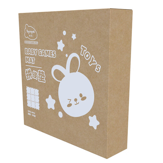 皇室（Toyroyal）玩具 婴幼儿爬爬垫宝宝加大加厚爬行垫儿童婴儿防摔拼插拼接地垫 启蒙拼插地垫【9片装】58*58CM