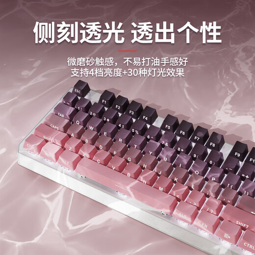 
Forward (EWEADN) TK870 wireless Bluetooth mechanical keyboard and mouse set wired three-mode optional Blackberry side engraving high-value custom office gaming computer laptop tablet iPad silver white 87 key white light [wired keyboard] blue axis [crunchy feel]
