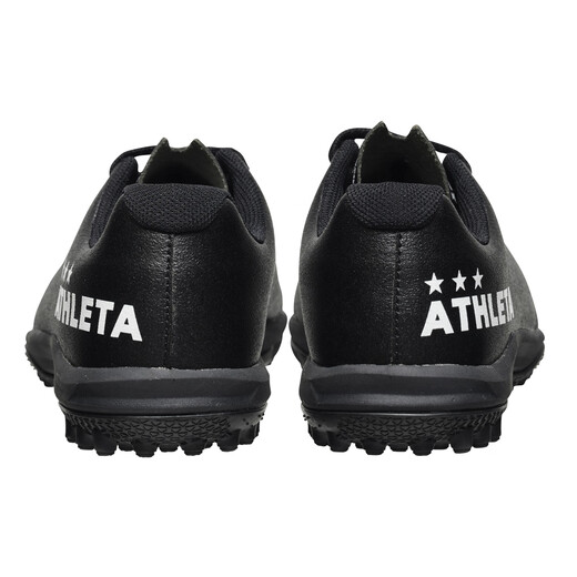 Athleta Asilita Football Shoes Grundschule Kinder gebrochene Nägel TF Training Turnschuhe Künstliche Gras 12013J BLK [Schwarz] 38,5 (230 mm) Geeignet für normale Fußgrößen 35 Größen