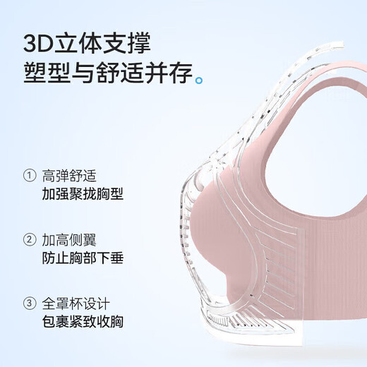 Catman (MiiOW) No-size Bra Women's Underwear Women's Invisible Seal-free Breast-Collection Breathable Bra Set Gift Box Pack