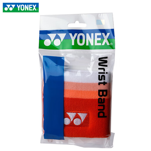 尤尼克斯（YONEX）2025新款yy羽毛球运动护腕AC034CR单支速干透气吸汗 AC034CR_686亮橙