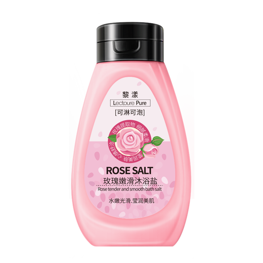 Liyang bath salt body scrub chicken skin cuticle rub mud treasure bath salt bath foot bath foot salt rose bath salt 400g