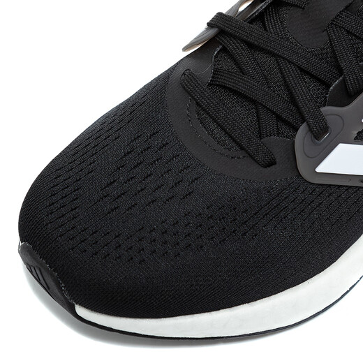 阿迪达斯 （adidas）官方舰店跑步鞋 夏季新款缓震轻便运动鞋网面透气低帮休闲鞋子男 IF4839/黑白/BOOST鞋底 40.5 (内长250mm)