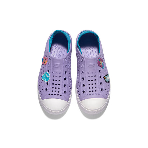 SkechersSkechers斯凯奇童鞋一脚蹬包头凉鞋春夏季女中童洞洞鞋308310L