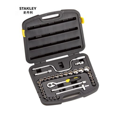 Stanley Tool Set Hardware Tool Collection Home Toolbox Repair Screwdriver Tool Collection Set 35-piece Set 6.3mm Series Metric Set 94-691-22