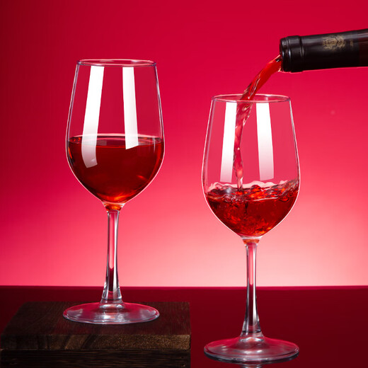 Green Apple Red Wine Glass Set Lead-free Glass Goblet Wine Glass 7-piece Set Home Red Wine Glass*6+Decanter*1